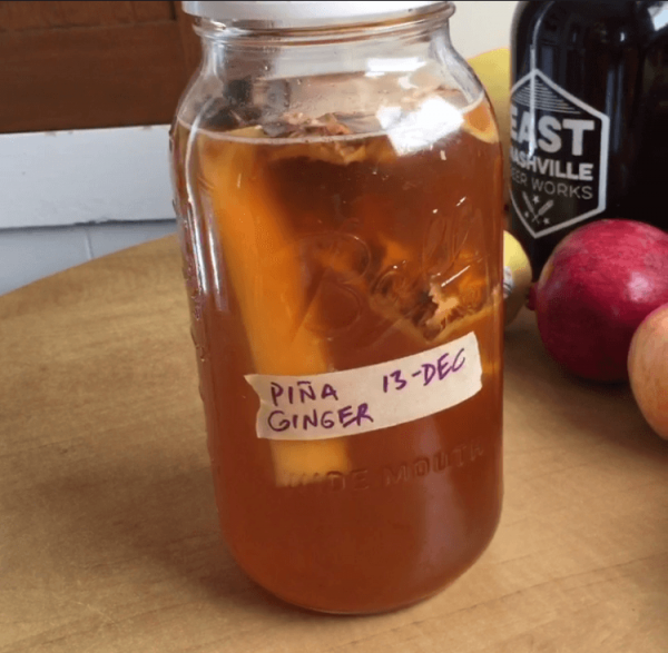 Pineapple Ginger Kombucha Fermenters Club