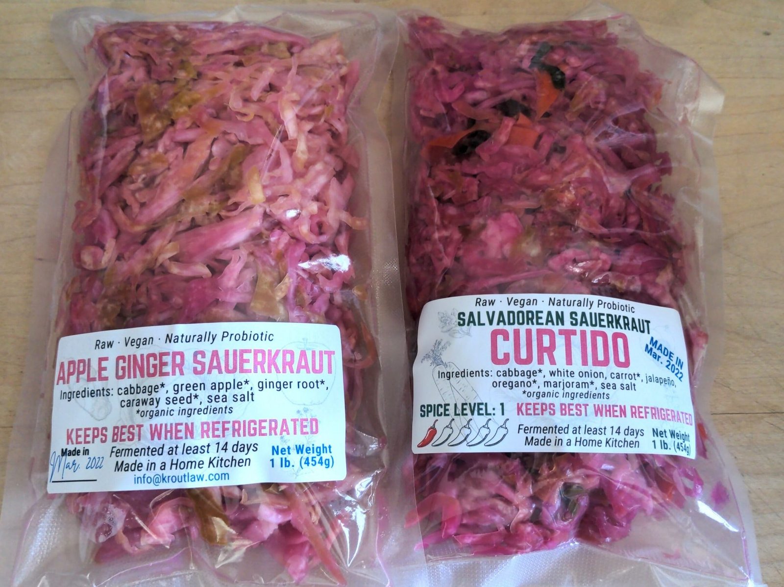 Organic Sauerkraut (Choose Flavors) Fermenters Club
