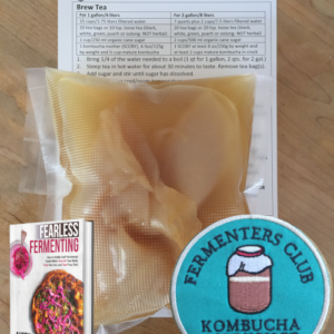 Kombucha Master Class + SCOBY + Fearless Fermenting